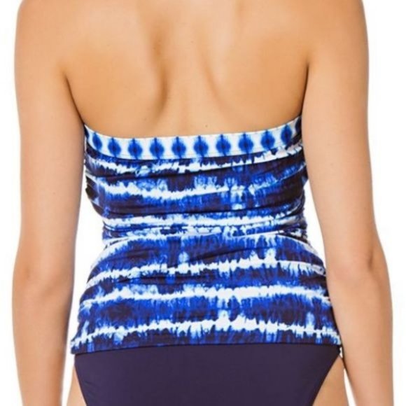 Tommy Bahama Striped Tie Dye Tankini/Bottoms Set - XS - NWT - Picture 3 of 14